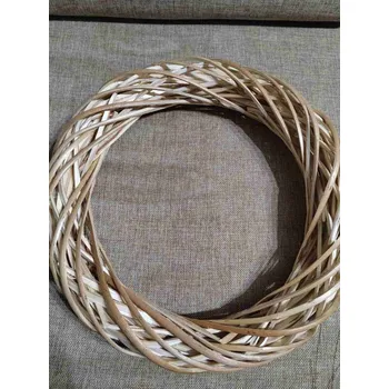 Věnec Proutěný věnec Ø34 cm přírodní světlý