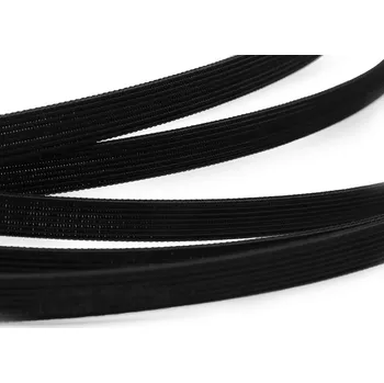 Kostice šíře 6 mm tkaná typ B FISZ POL, barva Černá