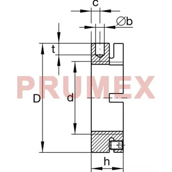 INA AM 25 přesná pojistná matice