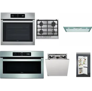 Set domácích spotřebičů WHIRLPOOL ABSOLUTE AKZ9 6230 IX + WHIRLPOOL AKR 351/IX + WHIRLPOOL AKR 650/1 IX + WHIRLPOOL ABSOLUTE AMW 730 IX + WHIRLPOOL WIO 3T133 PLE + WHIRLPOOL ART 66112