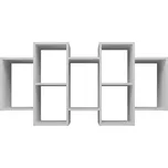 TPS Nástěnná police BILBAO 7.0 - Bílý mat