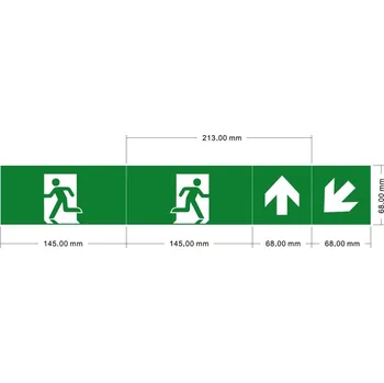 PIKTOGRAM - nálepka pro označení nouzových východů