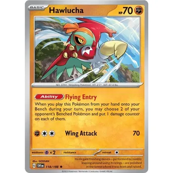 Sběratelská karetní hra Hawlucha 118/198 - Scarlet & Violet Typ karty: Holo