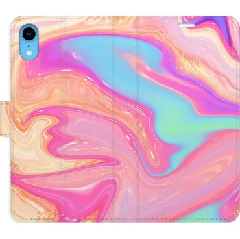 Pouzdro na mobilní telefon Flipové pouzdro iSaprio - Abstract Paint 07 - iPhone XR