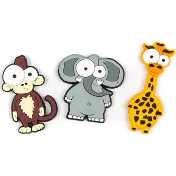 Banquet Sada magnetek JUNGLE ANIMALS II., 3 ks, mix dekorů