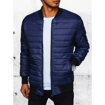 Pánská bunda prošívaná bomber SIKA tmavě modrá