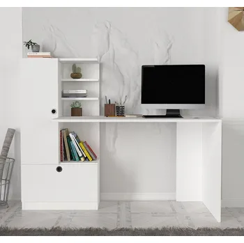 Psací stůl Psací (pracovní) stůl s regálem Draft