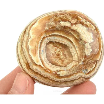 Stojánek na vajíčko Stojánek na koule/vejce aragonit kulatý 75g