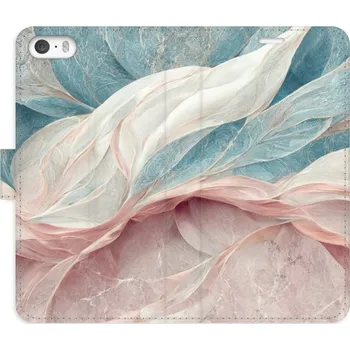 Pouzdro na mobilní telefon Flipové pouzdro iSaprio - Old Leaves 03 - iPhone 5/5S/SE