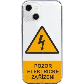 Pouzdro na mobilní telefon Kryt iPhone 13 Mini Pozor elektrické zařízení (obal neboli pouzdro na iPhone 13 Mini)