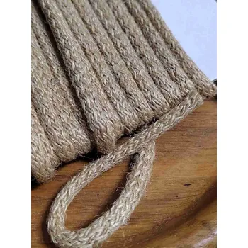 Jutová šňůra pletená Ø6 mm