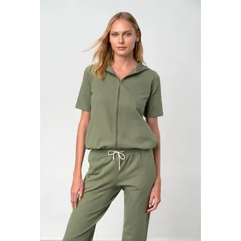 Dámská mikina Pohodlná dámská mikina Melanie Vamp 18344 Barva: KHAKI, Velikost: M/40