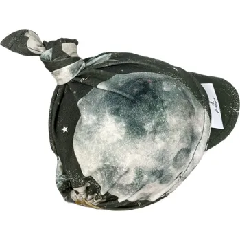 Šátek Mimilove Bavlněný dětský šátek s kšiltem 6-18m. Vesmír