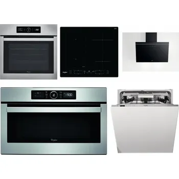 Set domácích spotřebičů WHIRLPOOL ABSOLUTE AKZ9 6230 IX + WHIRLPOOL WL B8160 NE + WHIRLPOOL AKR 62F LT K + WHIRLPOOL ABSOLUTE AMW 730 IX + WHIRLPOOL WIO 3O540 PELG