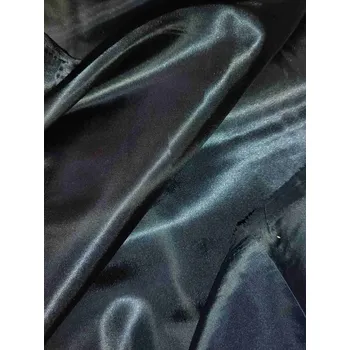 Satén metráž temně modrá 2. jakost