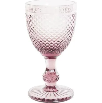 Sklenice Sklenice na noze "OLD PINK" 9x9x17/250ml