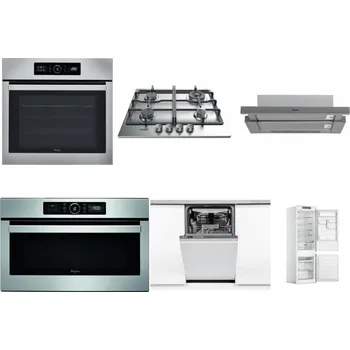 Set domácích spotřebičů WHIRLPOOL ABSOLUTE AKZ9 6230 IX + WHIRLPOOL TKRL 661 IX EU + WHIRLPOOL AKR 749/1 IX + WHIRLPOOL ABSOLUTE AMW 730 IX + WHIRLPOOL WSIO 3O34 PFE X + WHIRLPOOL WHC18 T311