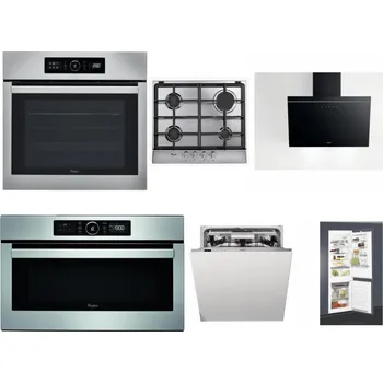 Set domácích spotřebičů WHIRLPOOL ABSOLUTE AKZ9 6230 IX + WHIRLPOOL AKR 351/IX + WHIRLPOOL AKR 62F LT K + WHIRLPOOL ABSOLUTE AMW 730 IX + WHIRLPOOL WIO 3O540 PELG + WHIRLPOOL ART 65031