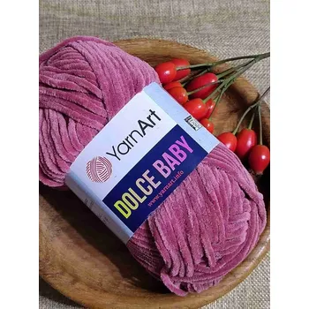 Galanterie Pletací příze Dolce Baby 50 g 751 starorůžová