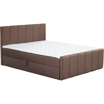 Postel Tempo Kondela Boxspringová postel, 160x200, hnědá, STAR