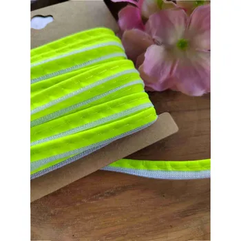 Paspulka / kédr šíře 8 mm žlutá reflexní