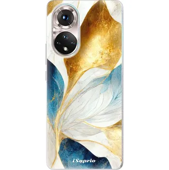 Pouzdro na mobilní telefon Odolné silikonové pouzdro iSaprio - Blue Leaves - Honor 50