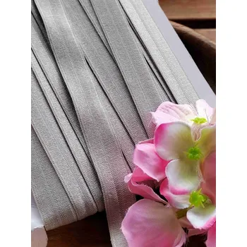 Textilní guma Lemovací pruženka půlená šíře 15 mm šedobéžová