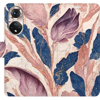 Pouzdro na mobilní telefon Flipové pouzdro iSaprio - Old Leaves 02 - Honor 50 / Nova 9