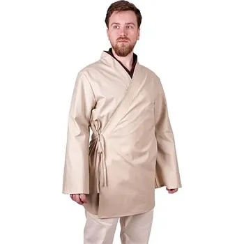 Karnevalový kostým imago Bavlněná tunika Jedi vrchní - béžová, velikost L