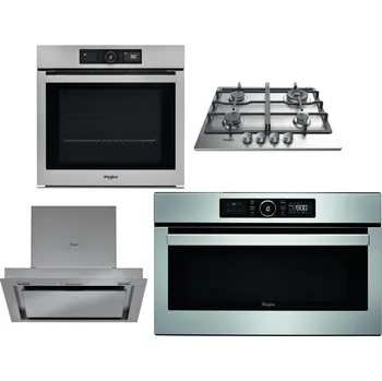 Set domácích spotřebičů WHIRLPOOL AKZ9 9480 IX + WHIRLPOOL TKRL 661 IX EU + WHIRLPOOL AKR 860 IX + WHIRLPOOL ABSOLUTE AMW 730 IX