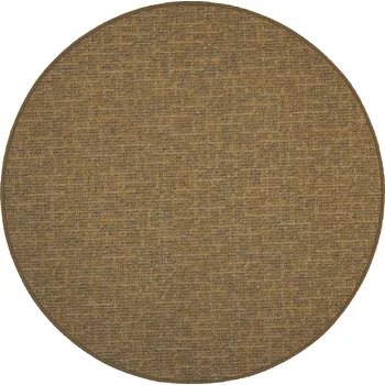 Koberec Kusový koberec Alassio zlatohnědý kruh, 300x300 (průměr) kruh, hnědá, chodba / předsíň, Vopi - 1 rok na vrácení + DOPRAVA ZDARMA k Vám i zpět