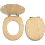 Novaservis Sedátko dýhované jasan soft MDF WC/SOFTJASAN