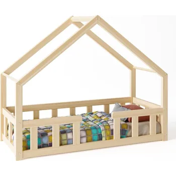 Dětská postel ELIS DESIGN Domečková postel dominant se zábranou premium rozměr lůžka: 80 x 160 cm, šuplík, nožičky: bez nožiček