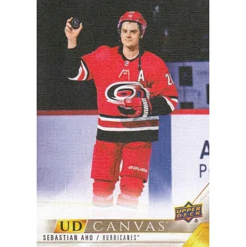 Karetní hra insert karta SEBASTIAN AHO 22-23 UD Ser. 2 Canvas číslo C136