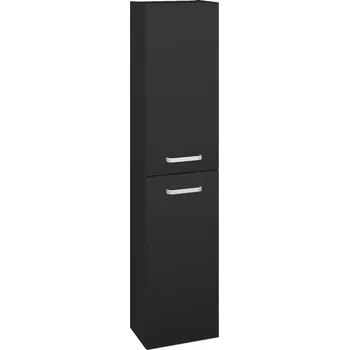 Koupelnový nábytek Dřevojas Vysoká skříň DOOR SV1D2 35 - N03 Graphite / Úchytka T01 / N03 Graphite / Pravé