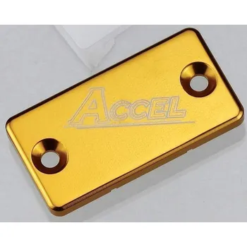 Brzdový komplet ACCEL víčko zásobníku brzdové kapaliny přední YAMAHA/SUZUKI/KAWASAKI barva zlatá