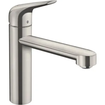 Vodovodní baterie Hansgrohe Focus M42 VZHLED NEREZU FINISH kuchyňská páková baterie 120, 1jet