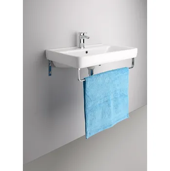 Koupelnový nábytek Dřevojas Konzole pod keramické umyvadlo Q 70 - chrom