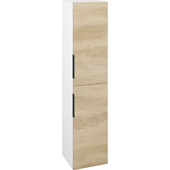 Koupelnový nábytek Dřevojas Vysoká skříň DOS SVD2 35 - N01 Bílá lesk / Úchytka T07 / D15 Nebraska / Pravé