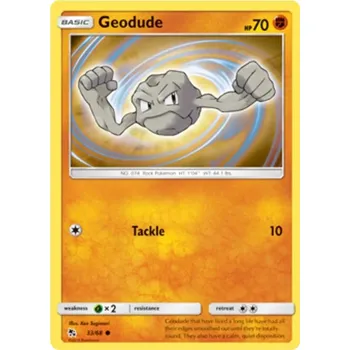 Sběratelská karetní hra Geodude 033/068 - Hidden Fates Typ karty: Non-Holo
