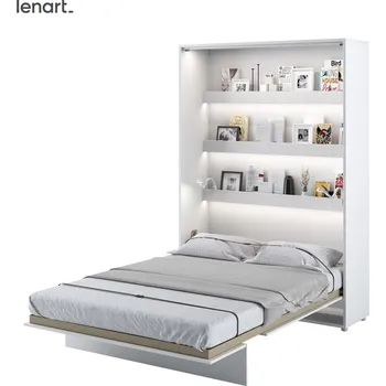 Postel Dig-net nábytek Sklápěcí postel Lenart BED CONCEPT BC-01p | bílý lesk 140 x 200 cm