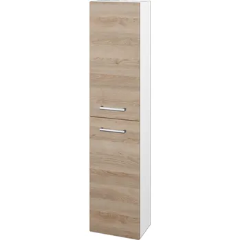 Koupelnový nábytek Dřevojas Vysoká skříň DOOR SV1D2 35 - N01 Bílá lesk / Úchytka T03 / D17 Colorado / Levé