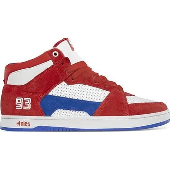 Pánské tenisky boty ETNIES Mc Rap Hi RED/WHITE/BLUE velikost bot 45