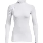 Under Armour Authentics Mockneck dámské thermo tričko, bílé dámské, XXL