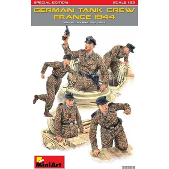 Plastikový model 1/35 German Tank Crew, France 1944 (Spec.Edit.)