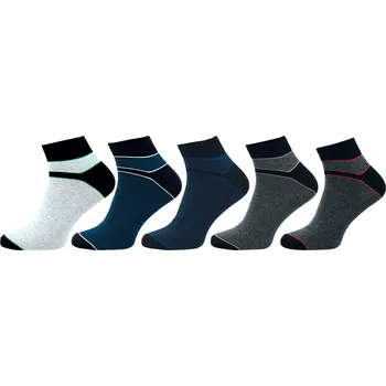 Pánské ponožky Pánské ponožky NOVIA | vyšší lem 1105 - balení 5 párů Velikost: 29-31 ( 43-45 )