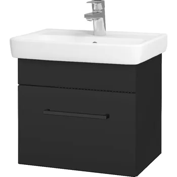 Koupelnový nábytek Dřevojas Koupelnová skříňka SOLO SZZ 50 - N03 Graphite / Úchytka T06 / N03 Graphite
