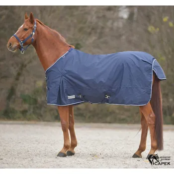 Deka pro koně Deka výběhová Waldhausen -TURNOUT 0G- - Tmavě modrá - 125cm