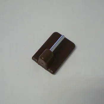 Věšák Háček 10ks hnědý vitráž.,samolep.