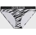 Plavkové kalhotky CALVIN KLEIN (KW02113-17), Velikost S, Barva zebrová
